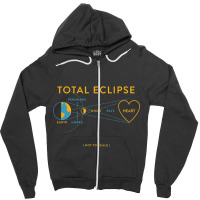 Total Eclipse Of The Heart Love Through The Eyes Of Math Zipper Hoodie | Artistshot