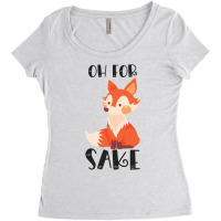 Funny, Oh For Fox Sake Women's Triblend Scoop T-shirt | Artistshot