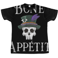 Vintage New Orleans Theme Voodoo Skull Fun Bone Appetit Pun T Shirt Graphic T-shirt | Artistshot