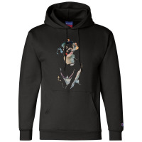 A Woman In Watercolor Looking Into The Distance Champion Hoodie | Artistshot