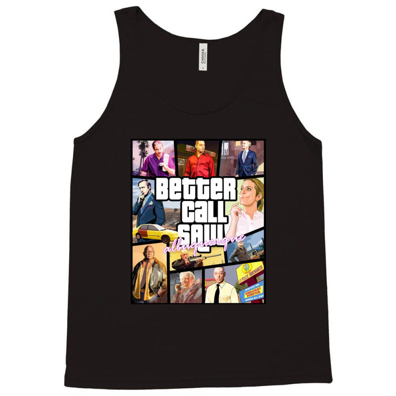 Better Call Saul Albuquerque Gta Art 1 Tank Top by TresaHollen | Artistshot