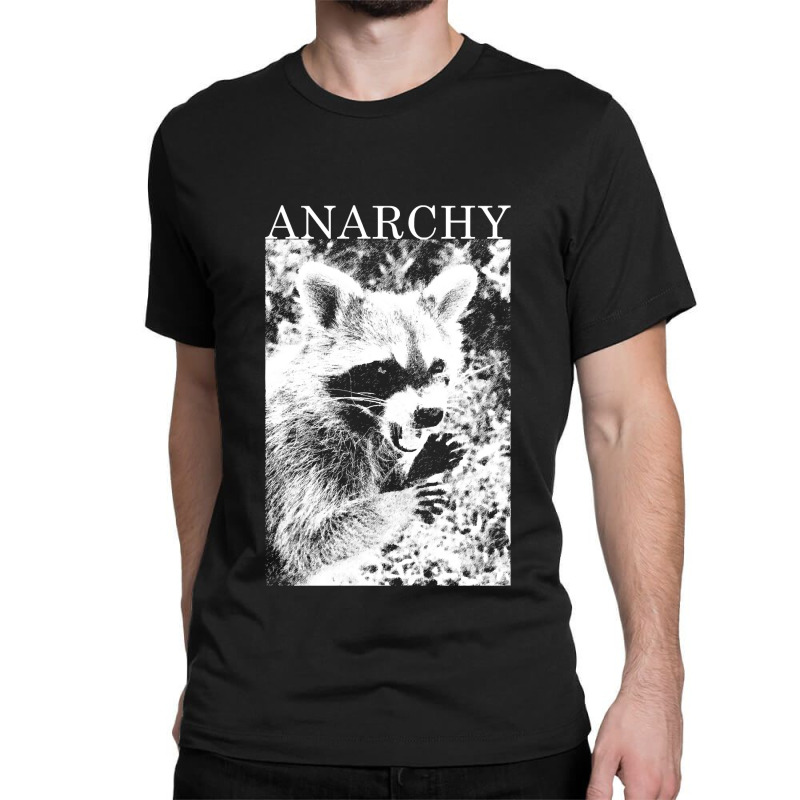 Anarchy Raccoon Classic T-shirt by MeganArtist | Artistshot