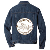 Do Not Pet The Fluffy Cow Classic  Copy Men Denim Jacket | Artistshot