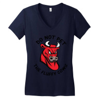 Do Not Pet The Fluffy Cow Classic  Copy Copy Women's V-neck T-shirt | Artistshot