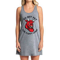 Do Not Pet The Fluffy Cow Classic  Copy Copy Tank Dress | Artistshot