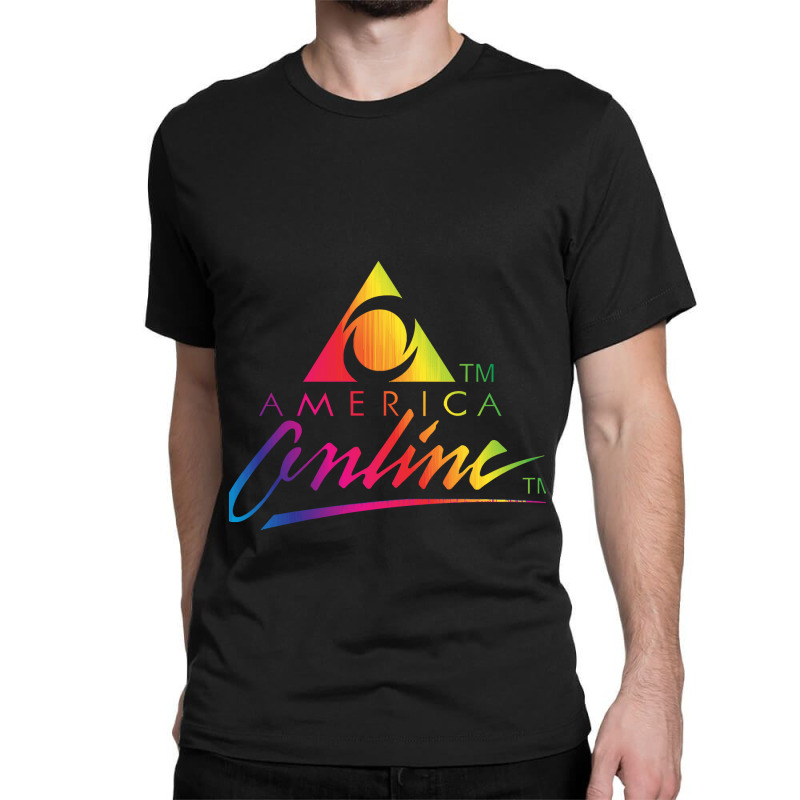 Aol Aesthetic Rainbow Classic T-shirt by MeganArtist | Artistshot