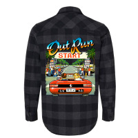 Arcade Out Run Video Game T Shirt Flannel Shirt | Artistshot