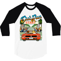 Arcade Out Run Video Game T Shirt 3/4 Sleeve Shirt | Artistshot