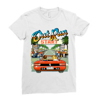 Arcade Out Run Video Game T Shirt Ladies Fitted T-shirt | Artistshot