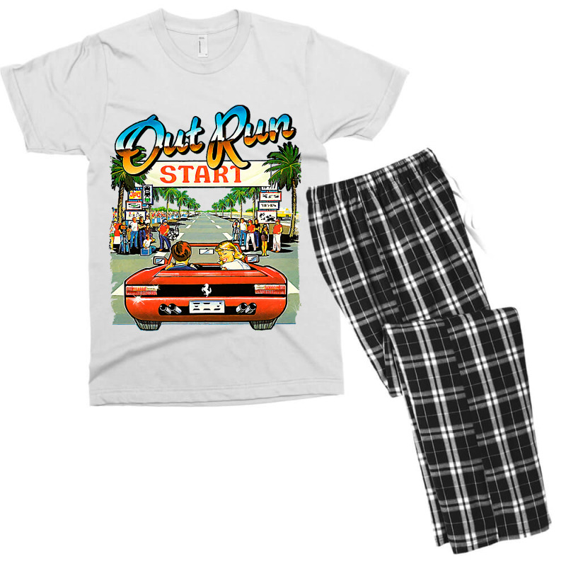 Arcade Out Run Video Game T Shirt Men's T-shirt Pajama Set | Artistshot