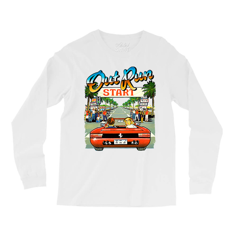 Arcade Out Run Video Game T Shirt Long Sleeve Shirts | Artistshot