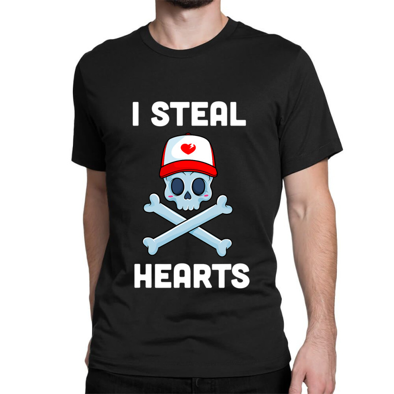 I Steal Hearts Valentines Day Pirate Boys Valentine Boy Classic T-shirt | Artistshot