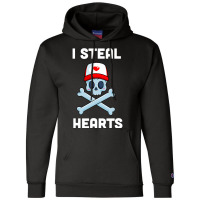 I Steal Hearts Valentines Day Pirate Boys Valentine Boy Champion Hoodie | Artistshot