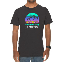 Retired Parasailing Legend Retirement Retro 80's Sunset Vintage T-shirt | Artistshot