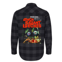 Attack Of The Giant Leeches Poster Flannel Shirt | Artistshot