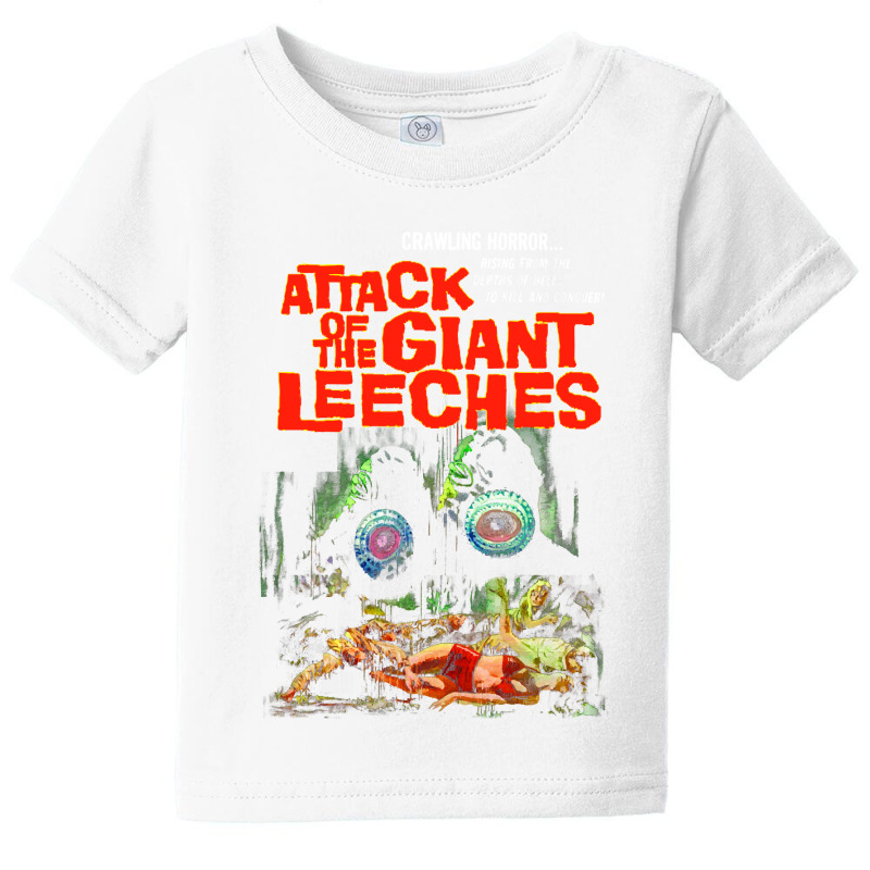 Attack Of The Giant Leeches Poster Baby Tee by MeganArtist | Artistshot