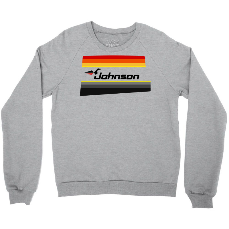 Retro Johnson Outboards Shirt Crewneck Sweatshirt by aytakbeytul0 | Artistshot