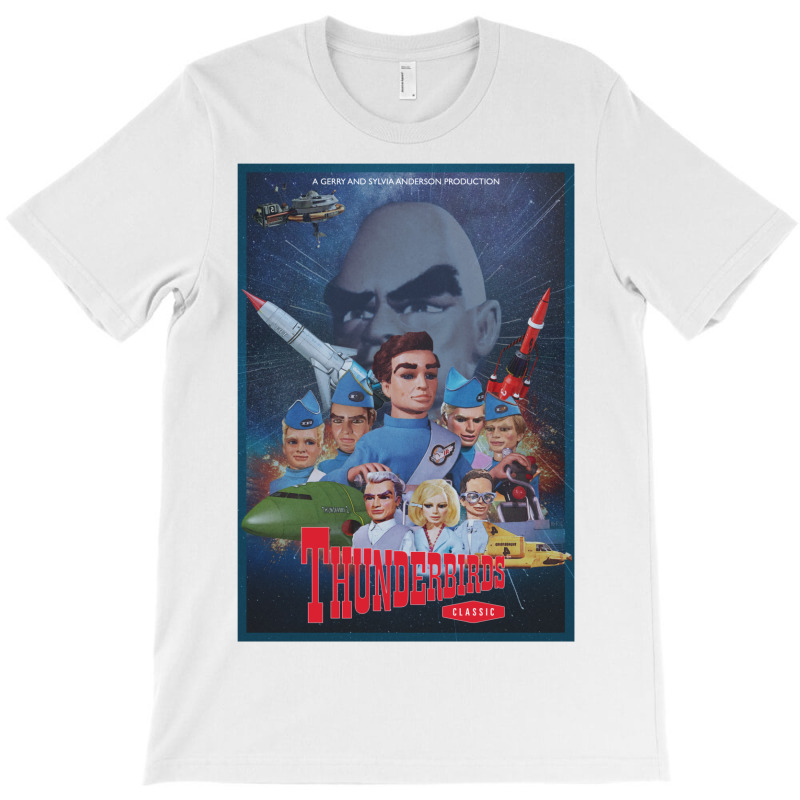 Thunderbirds Classic Vintage Retro Poster T-shirt | Artistshot