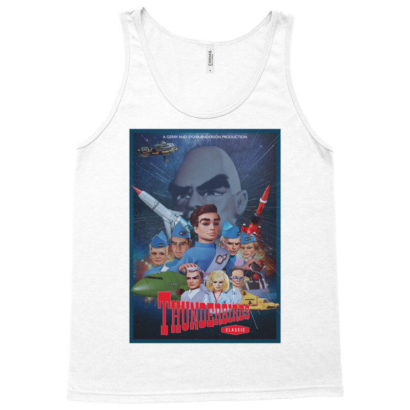 Thunderbirds Classic Vintage Retro Poster Tank Top | Artistshot