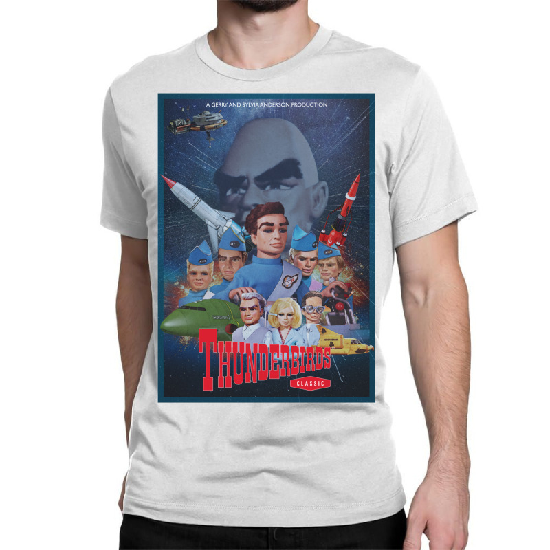 Thunderbirds Classic Vintage Retro Poster Classic T-shirt | Artistshot