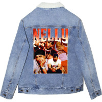 Nelly 90s Vintage Unisex Sherpa-lined Denim Jacket | Artistshot