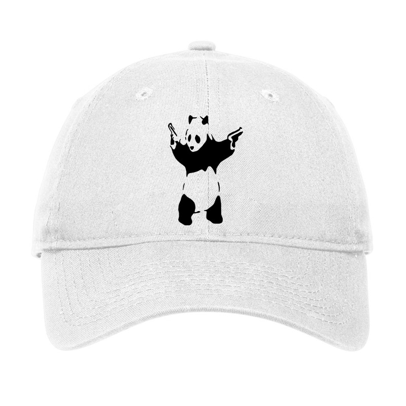 Banksy Panda Adjustable Cap | Artistshot