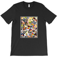 Vintage Argentine Tango Orchestra Album Stamps Pop Art T-shirt | Artistshot