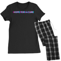 World Aids Day Hiv Awareness Hope For A Cure T Shirt Women's Pajamas Set | Artistshot