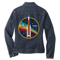 Artemis Emblem   Vintage Texture Ladies Denim Jacket | Artistshot