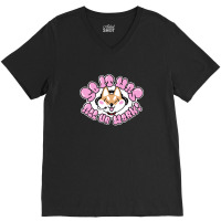 Doggo Working  Tongue Out 1 V-neck Tee | Artistshot