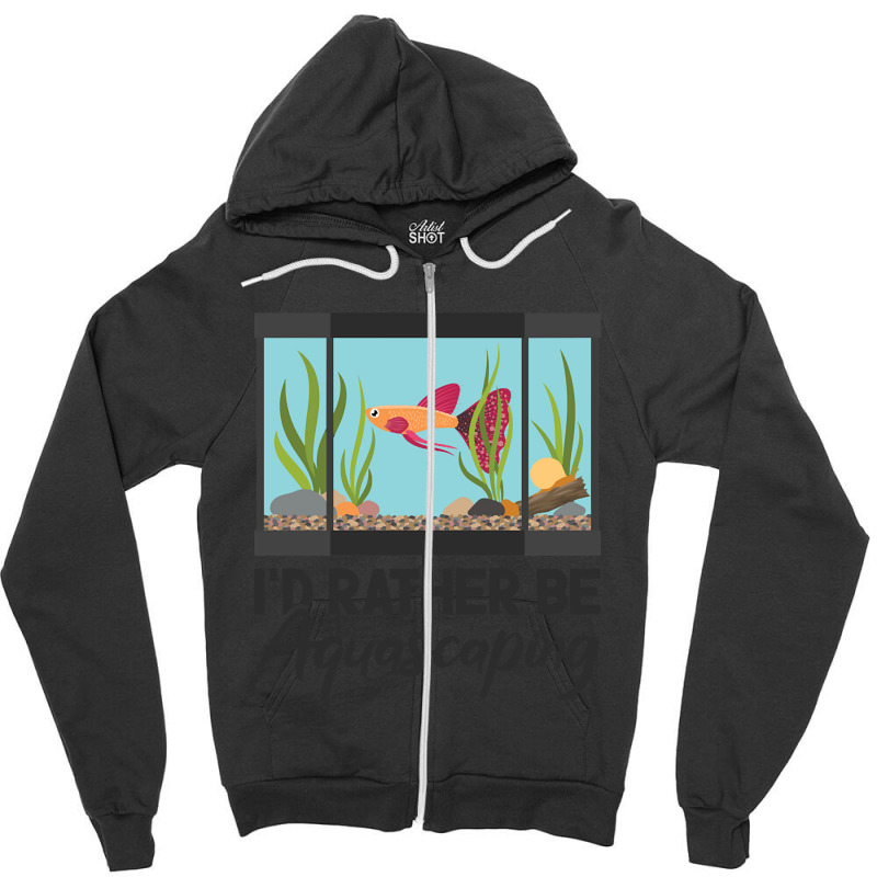 Hot Trend Aquascaping Aquarium Aquascaper Fish Tank-p7myy Zipper Hoodie by macklinsampson | Artistshot