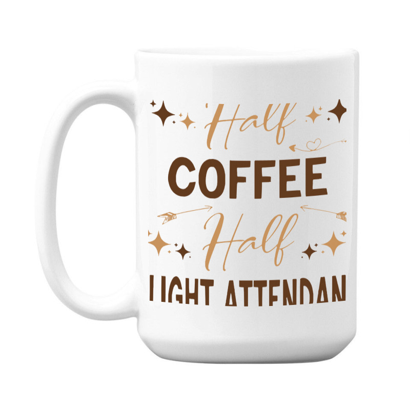 Gift For Flight Attendant Love Coffee 15 Oz Coffee Mug | Artistshot