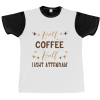 Gift For Flight Attendant Love Coffee Graphic T-shirt | Artistshot