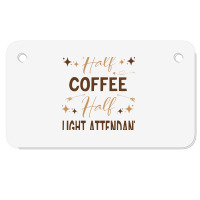 Gift For Flight Attendant Love Coffee Motorcycle License Plate | Artistshot