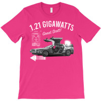 Back To The Future 1.21 Gigawatts Delorean Car (© Ucs Llc And Amblin) T-shirt | Artistshot