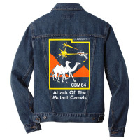 Attack Of The Mutant Camels Commodore 64 Retro Gaming Classic Men Denim Jacket | Artistshot