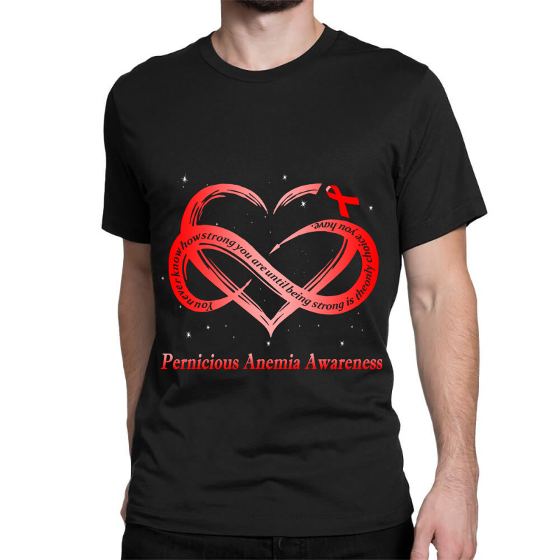 I Wear Red For Pernicious Anemia Awareness Warrior Pullover Hoodie Classic T-shirt by JosephWDaniels | Artistshot