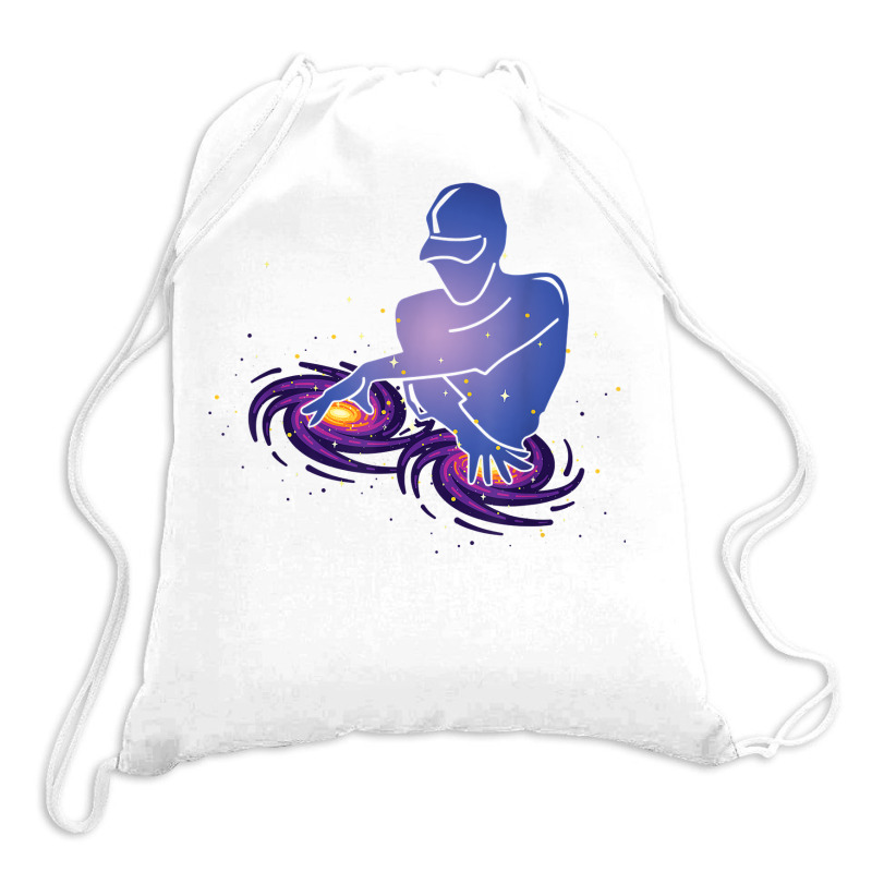 Turntable Dj Music Bass Rock Headphones Party Sound Deejay T Shirt Drawstring Bags | Artistshot