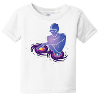 Turntable Dj Music Bass Rock Headphones Party Sound Deejay T Shirt Baby Tee | Artistshot