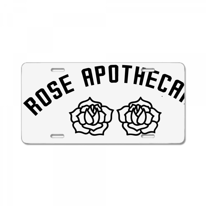 Rose Apothecary License Plate | Artistshot