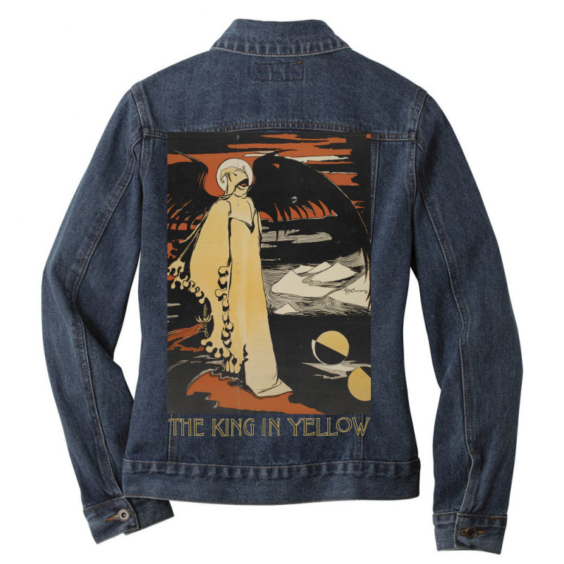 Robert W. Chambers' The King In Yellow Ladies Denim Jacket by idotsnazeed0 | Artistshot