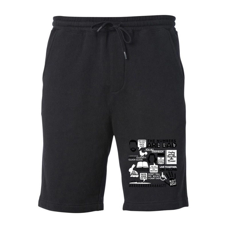 Lost Quotes Fleece Short | Artistshot