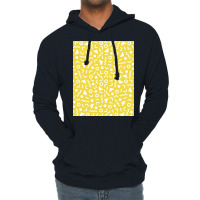 Colorful Retro Memphis Style Pattern Yellow Graphic Lightweight Hoodie | Artistshot