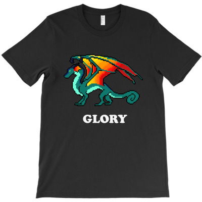 Wings Of Fire 8bit Glory T-shirt Designed By Rakuzanian