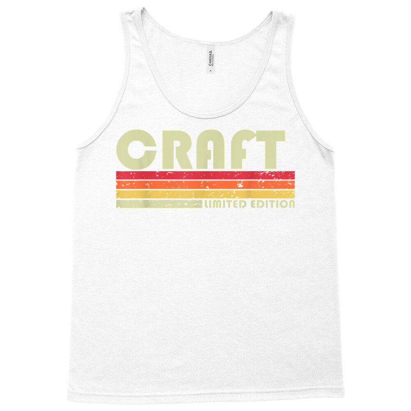 Craft Surname Funny Retro Vintage 80s 90s Birthday Reunion  Classic Tank Top by botitefinos | Artistshot