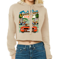 Arcade Out Run Video Game T Shirt Cropped Hoodie | Artistshot