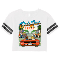 Arcade Out Run Video Game T Shirt Scorecard Crop Tee | Artistshot