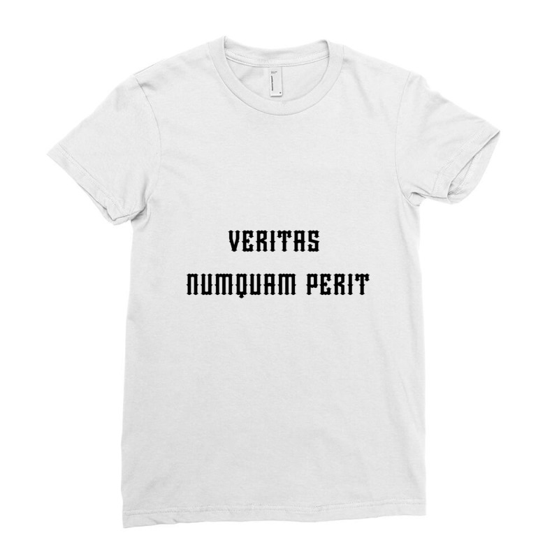 Veritas Numquam Perit Johnny Quote Verdict2 Ladies Fitted T-Shirt by yenalsardao | Artistshot