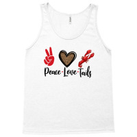 Peace Love Tails For Light Tank Top | Artistshot