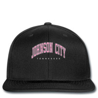 Johnson City Tennessee Tn Varsity Style Pink Text Premium Printed Hat | Artistshot